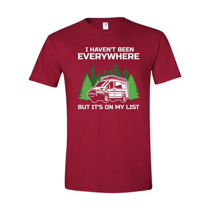 ADULT Unisex T-Shirt TRAB011 I HAVEN'T BEEN EVERYWHERE