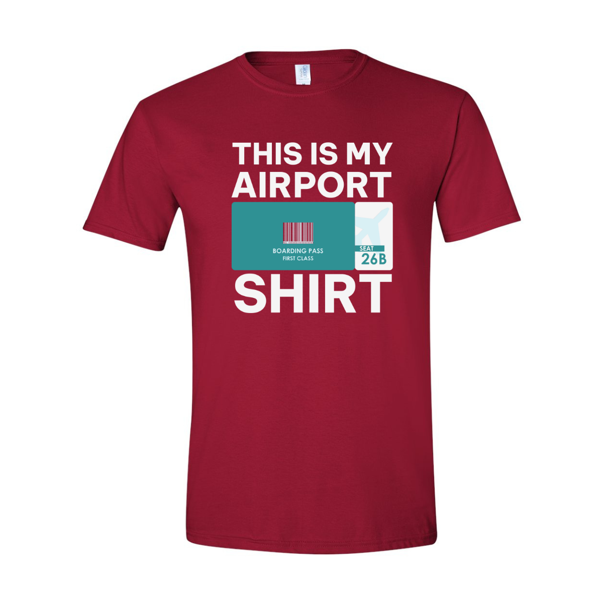 ADULT Unisex T-Shirt TRAB018 THIS IS MY AIRPORT SHIRT