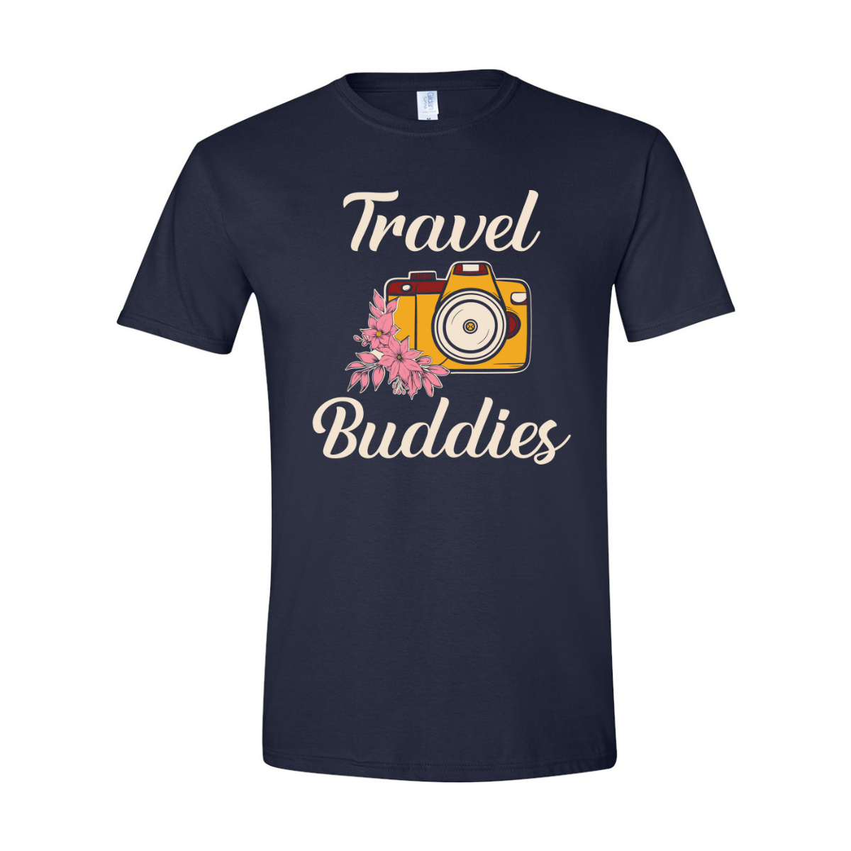 ADULT Unisex T-Shirt TRAB019 TRAVEL BUDDIES CAMERA