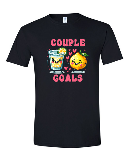 ADULT Unisex T-Shirt VALENTINE'S DAY FOOD COUPLE Custom Design