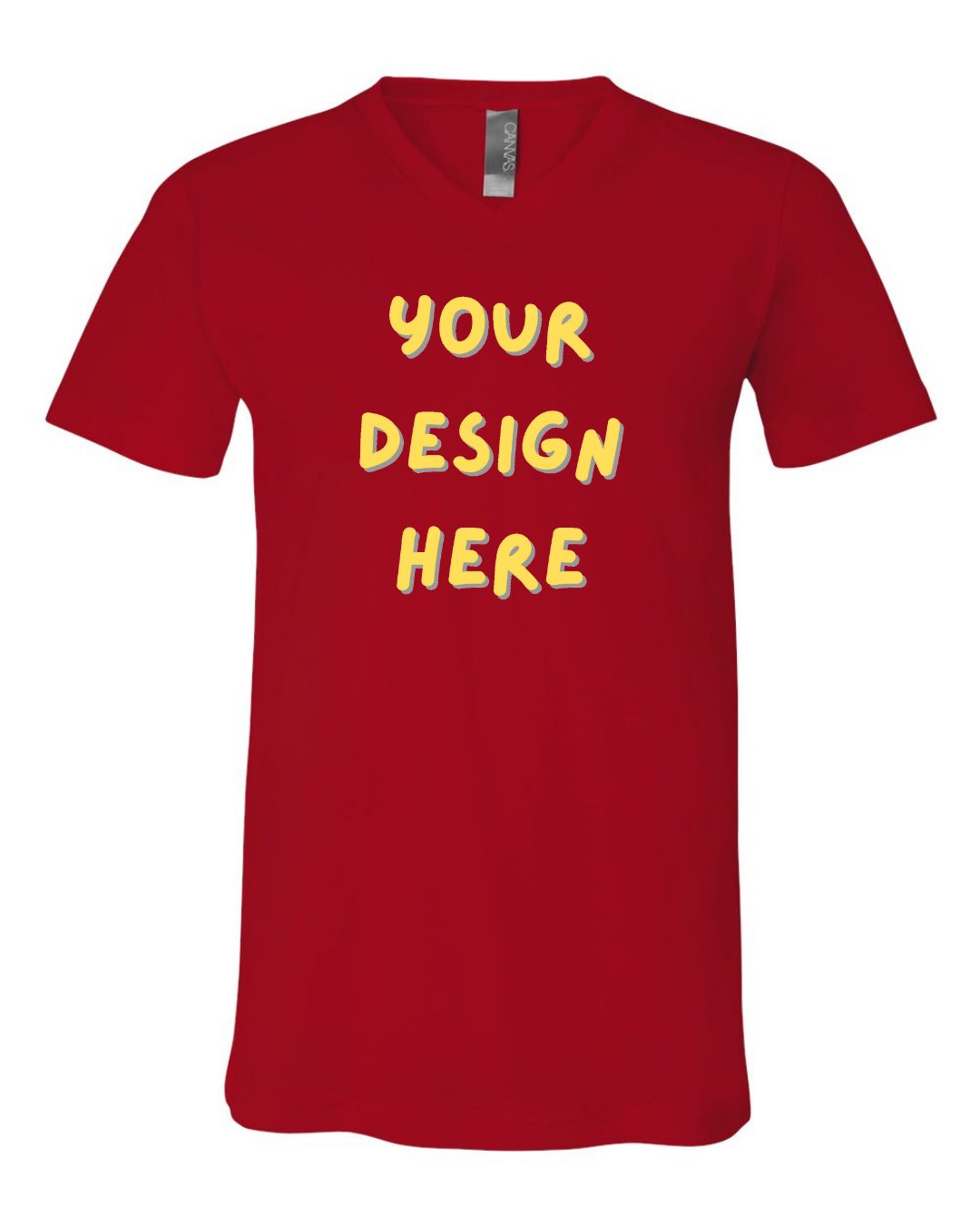 ORDER BY DESIGN NUMBER - Bella+Canvas ADULT Unisex V-Neck T-Shirt