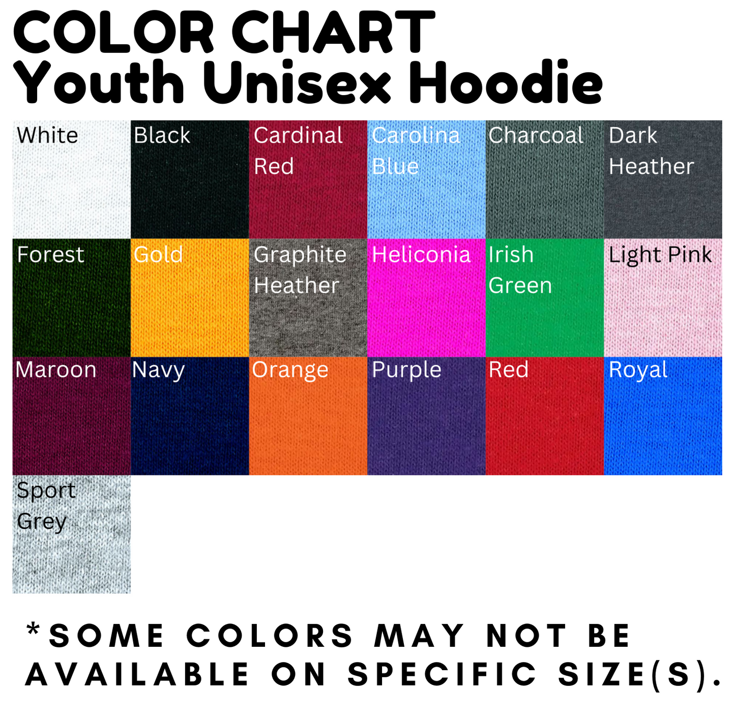 ORDER BY DESIGN NUMBER - YOUTH Hoodie