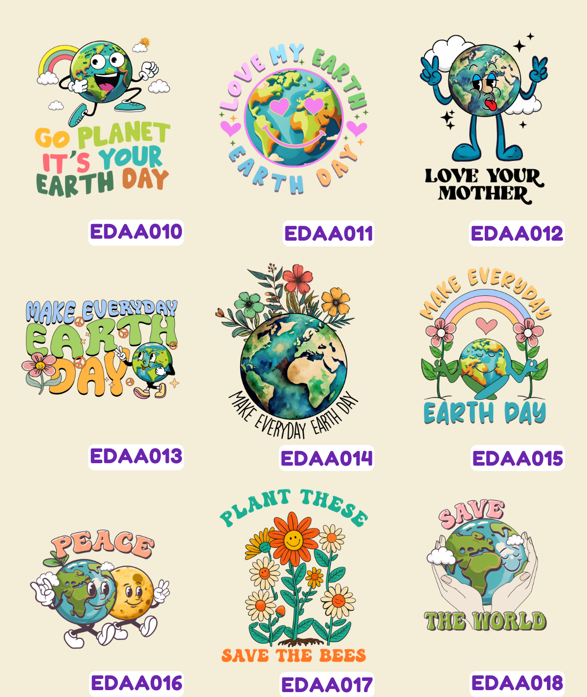 WOMEN'S Crewneck T-Shirt EARTH DAY Custom Design