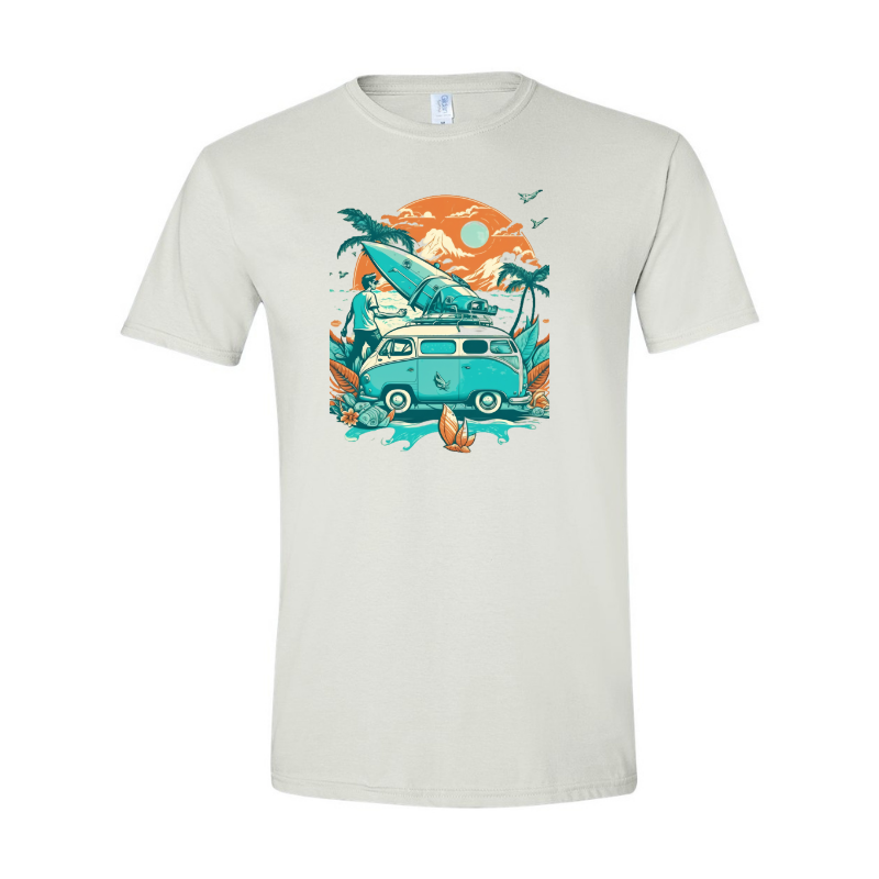 ADULT Unisex T-Shirt CAVA008 SURF VAN