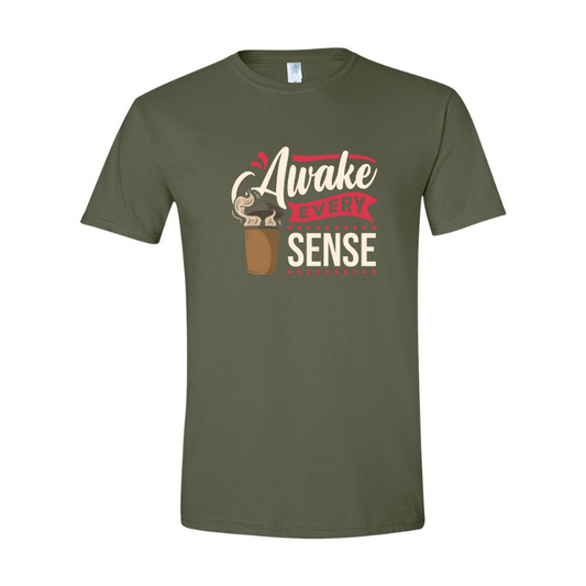 ADULT Unisex T-Shirt COFA003 AWAKE EVERY SENSE