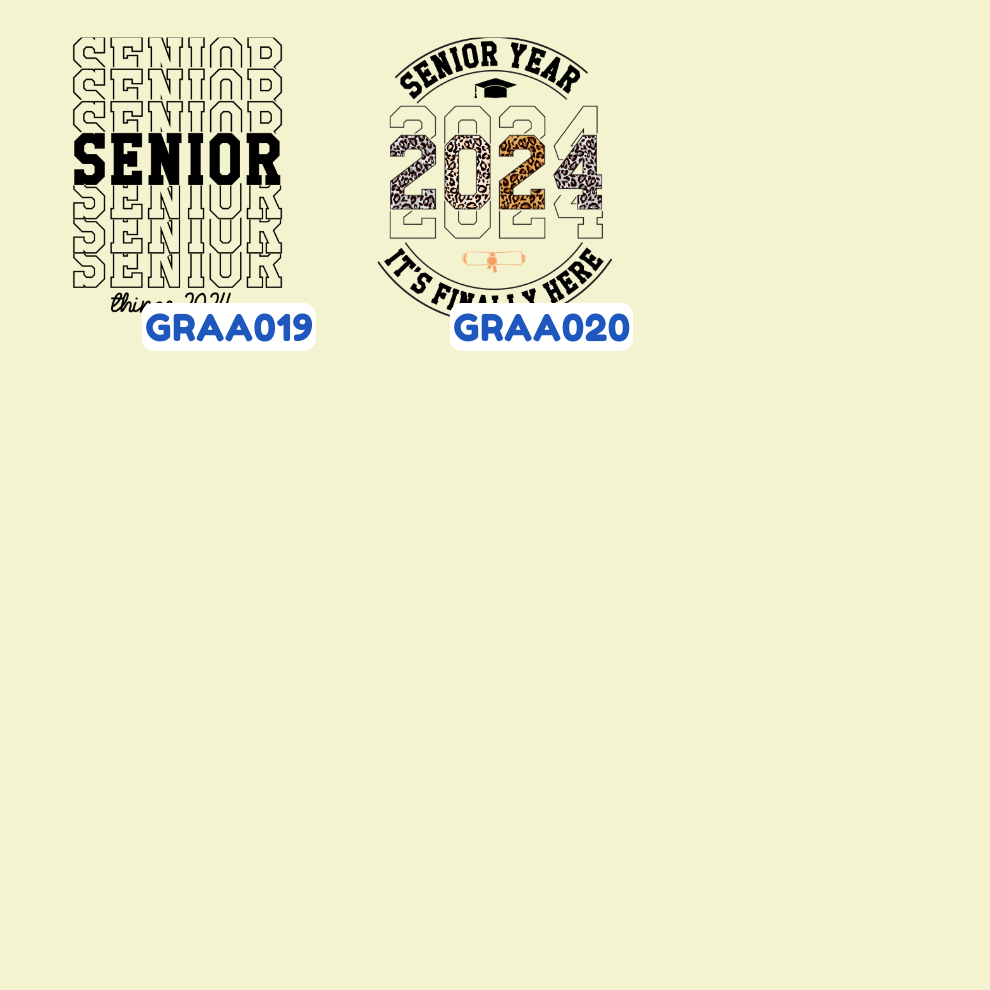 ADULT Unisex Hoodie GRADUATION SENIOR 2024 Custom Design