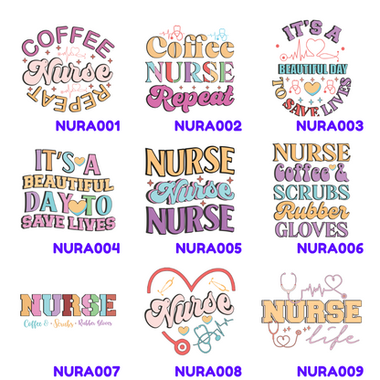 WOMEN'S Crewneck T-Shirt NURSE Custom Design