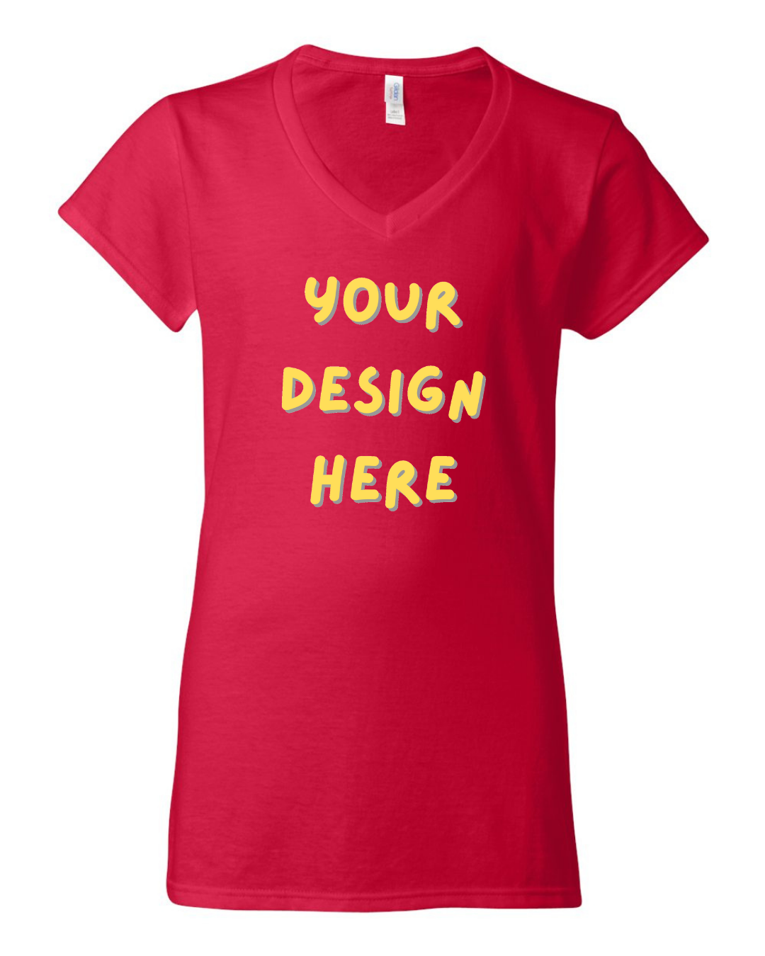 ORDER BY DESIGN NUMBER - WOMEN'S V-Neck T-Shirt