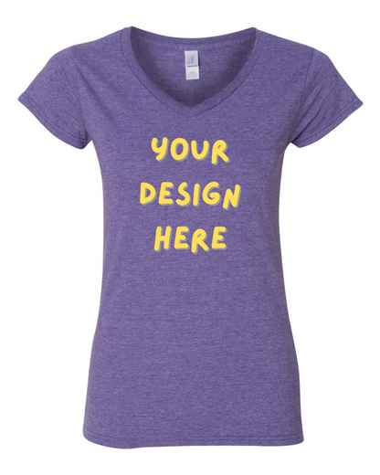 ORDER BY DESIGN NUMBER - WOMEN'S V-Neck T-Shirt