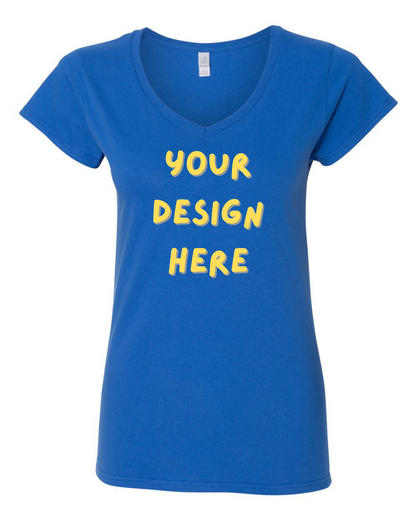 ORDER BY DESIGN NUMBER - WOMEN'S V-Neck T-Shirt