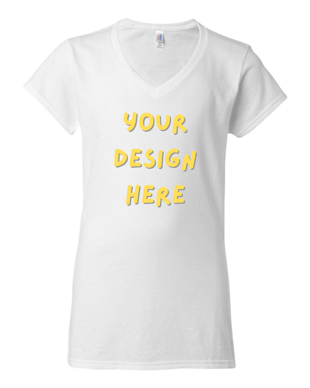 ORDER BY DESIGN NUMBER - WOMEN'S V-Neck T-Shirt