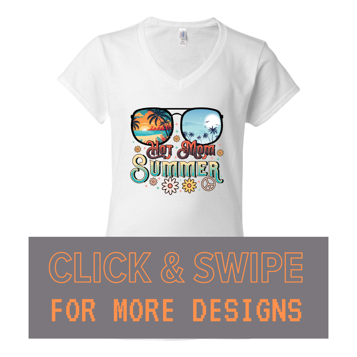 WOMEN'S V-Neck T-Shirt SUMMER Custom Design