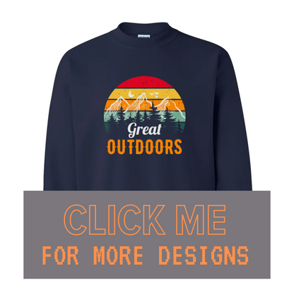 ADULT Unisex Sweatshirt CAMPING & OUTDOORS Custom Design