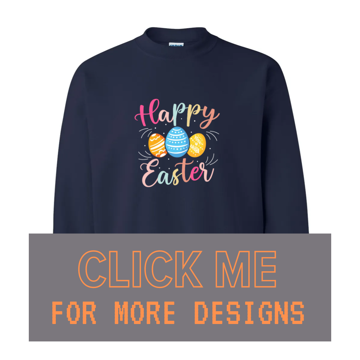 ADULT Unisex Sweatshirt EASTER Custom Design