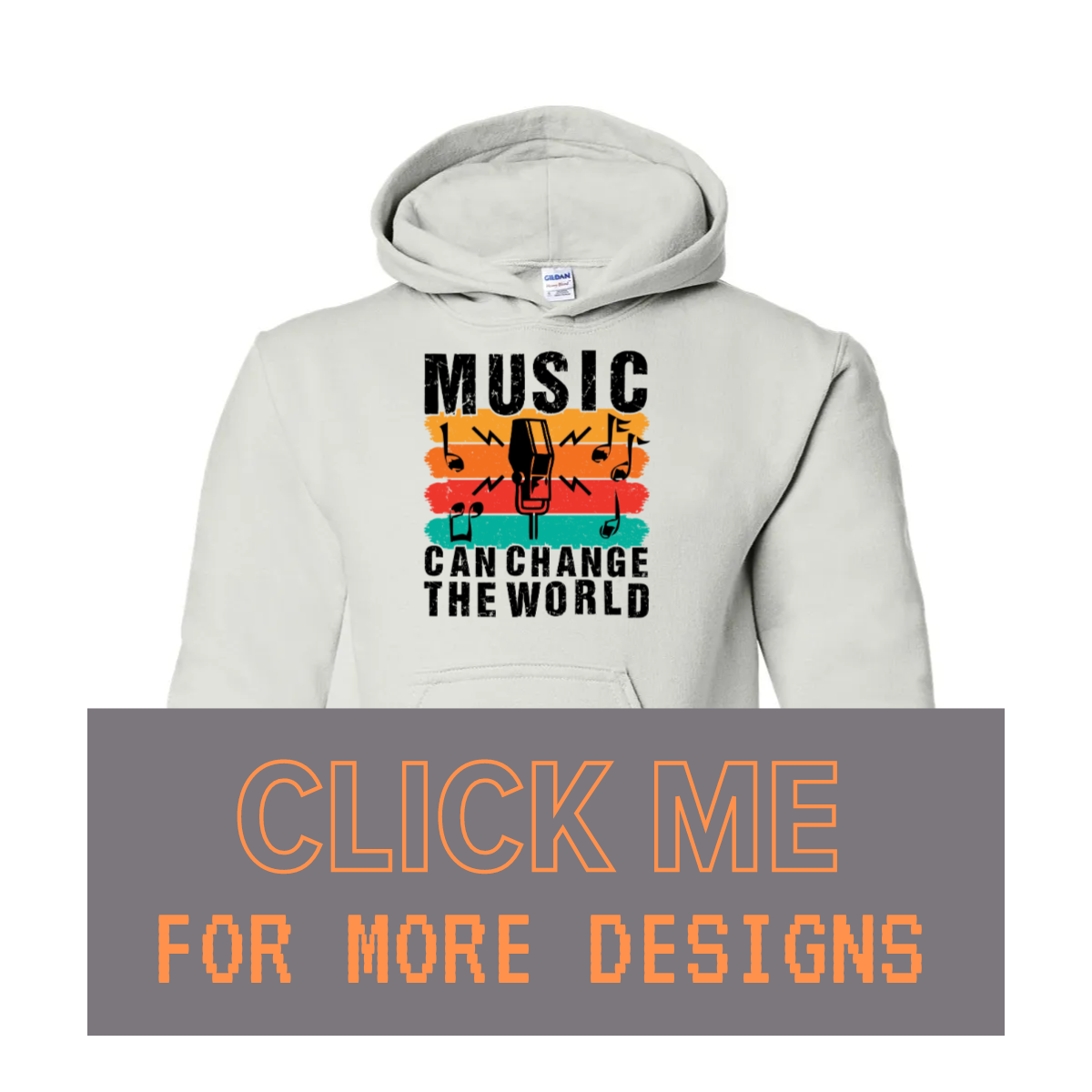 YOUTH Hoodie MUSIC Custom Design