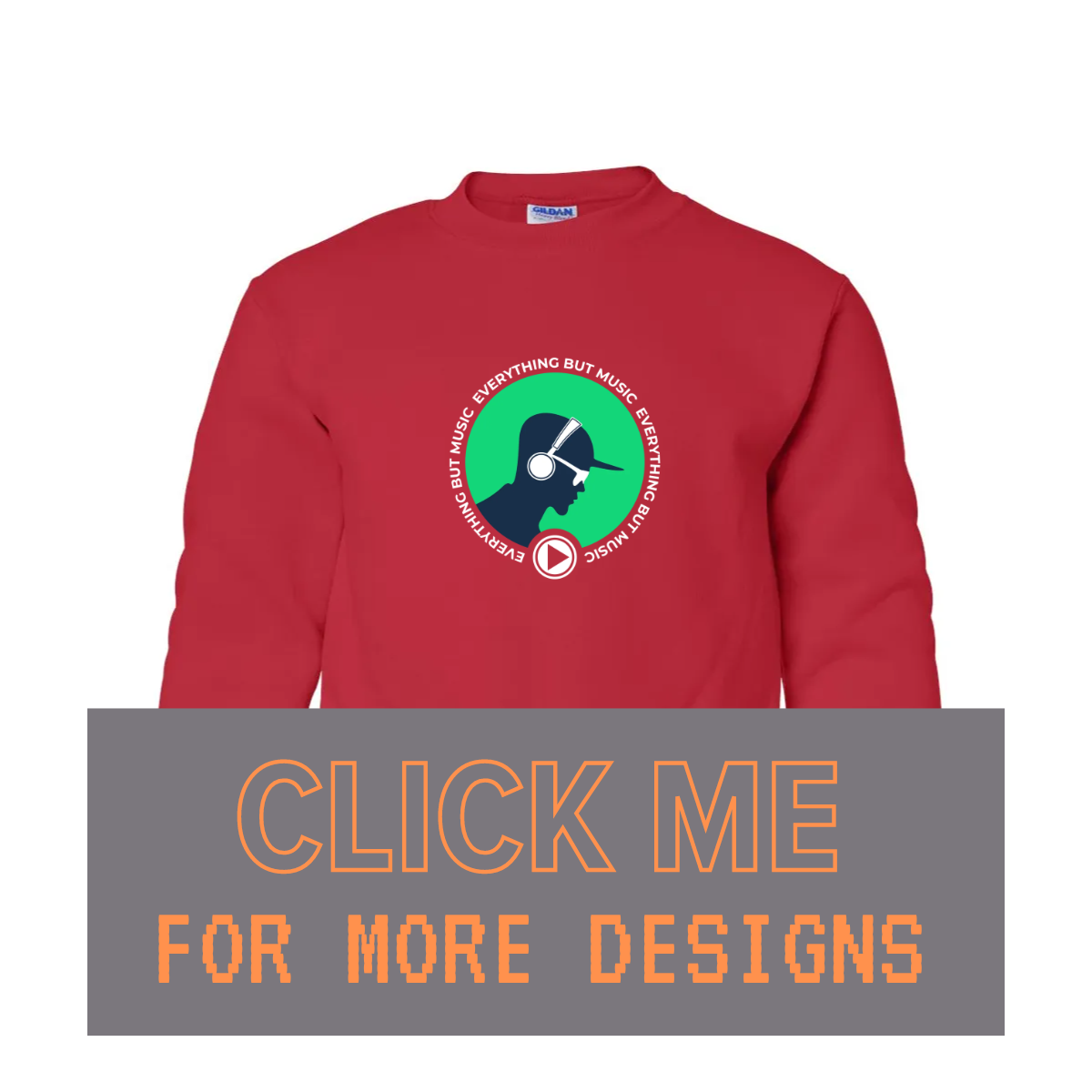 YOUTH Sweatshirt MUSIC Custom Design