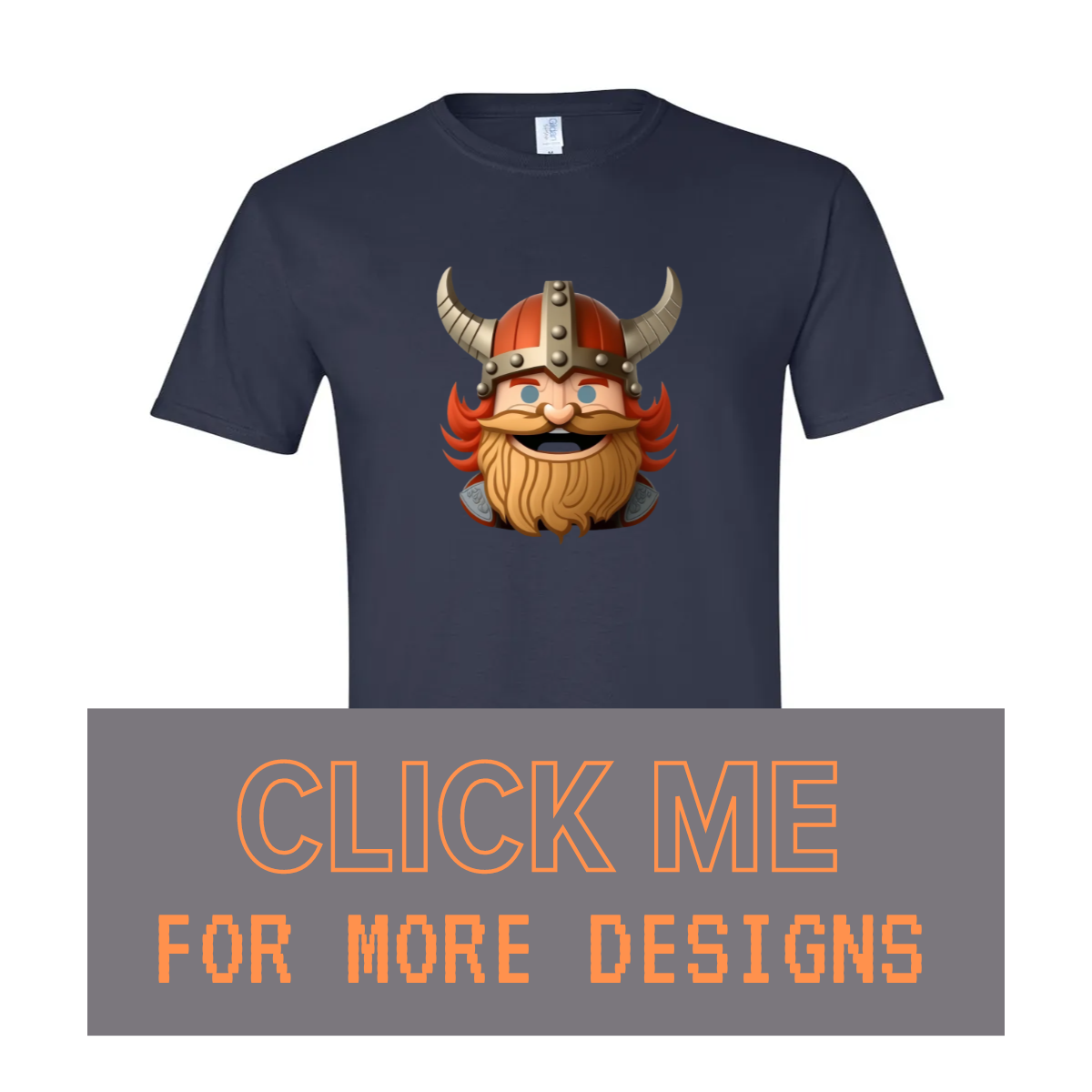 ADULT Unisex T-Shirt VIKING Custom Design