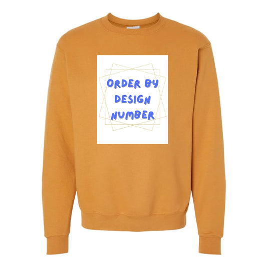 ORDER BY DESIGN NUMBER - CHAMPION Men's Powerblend® Crewneck Sweatshirt